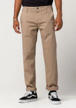 Mens Slim Straight Stretch Chino Pants