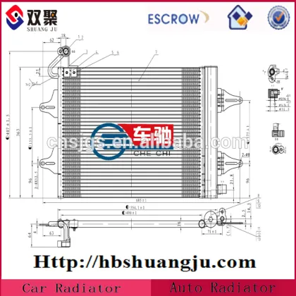 auto air conditioner parts condenser