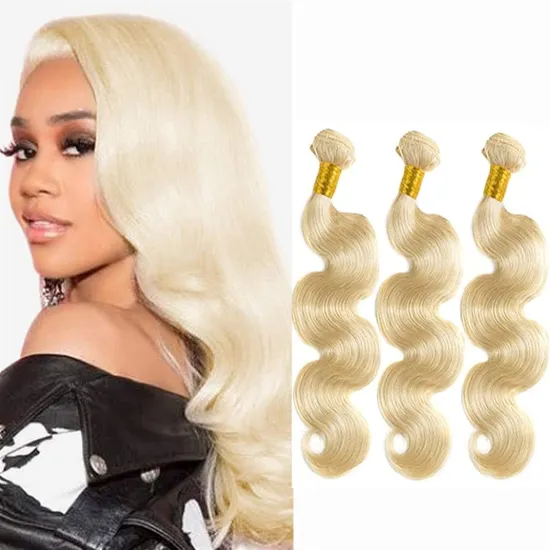Top Quality Cambodian Indian Hair Vendors Afro Body Wave Weave Bundle Wholesale Price Blonde Virgin Hair That Can Be Dyed To 613
