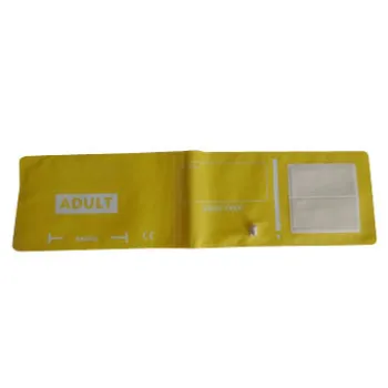 Vinyl blood pressure cuff, disposable