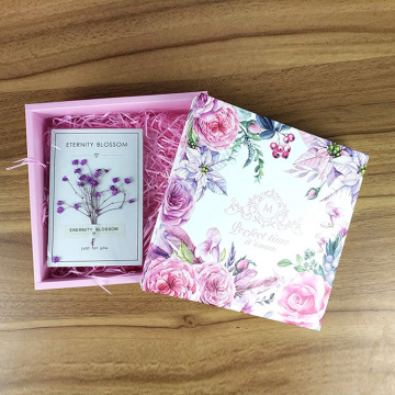 Customized Coloring Foldable Gift Box with Lid