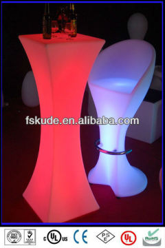 LED Luminous Furniture Set Indoor & Outdoor bar Furniture sets/led night culb table/