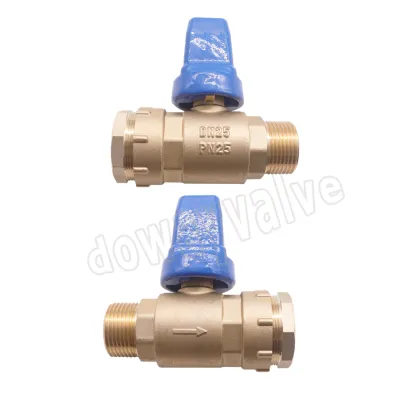 PN25 CW617N Brass Water Meter Valve by KTC