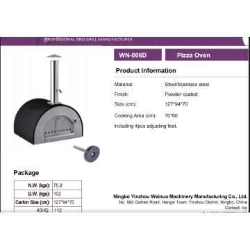 Pro-Grade Outdoor Large-Capacity Pizza Oven