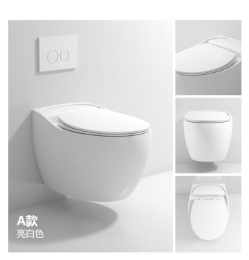 White Finish Wall Hung Water Closet Toilet