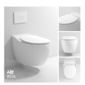 White Finish Wall Hung Water Closet Toilet