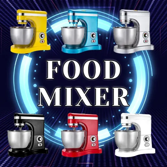 Stand Mixer, Cake Dough Baking Electric Mixer Lower Noise with 7L Bowl Kitchen Standing Mixer Bread Maker