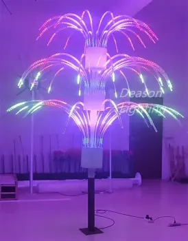 Custom Commercial Christmas Mall LED Waterfall Fountain Decoration Lights