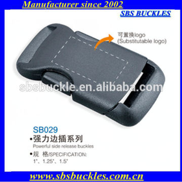 black wholesale powerful side release buckles with plastic SB029