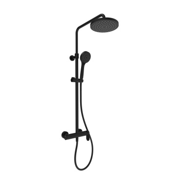 Matte Black Slim Style Shower Set