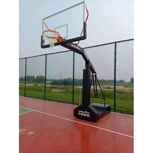 FIBA approved concave box Basketball stand no wheels