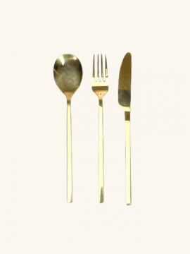 Gold Cutlery Stainless steel Set
