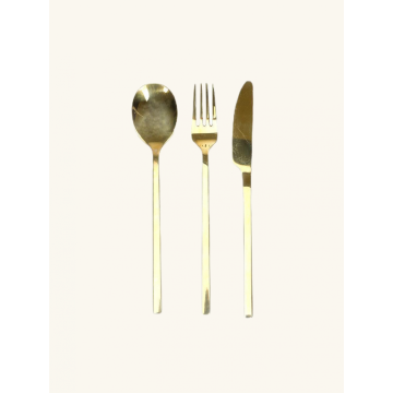 Hot Cutlery Gold Plated Gold Cutlery Stainless steel Set Manufactory