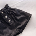 Autumn Fashionable Girls Leather Shorts