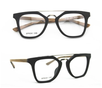 2015 fashion opticsl frame wooden like eyewear