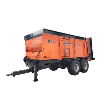 Manure Spreading Trailer with Vertical Augers for Cow Dung and Wet Chicken Litter