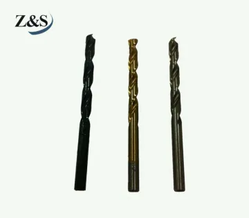 Hss Straight Shank black Twist Drills