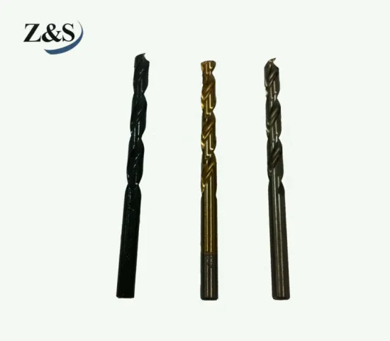 Hss Straight Shank black Twist Drills