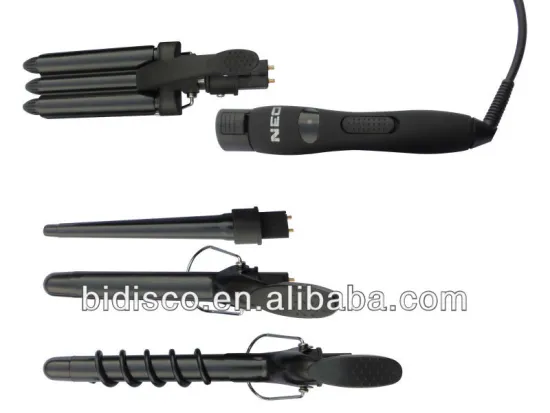 interchangeable head 3/4/5 in 1 hair styler