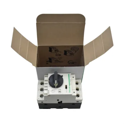 GV2 Motor Protection Switch and Circuit Breaker with Contact - White/Black