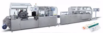 Syringe blister packing and Cartoning Packaging Line