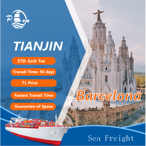 Envio de Tianjin para Barcelona