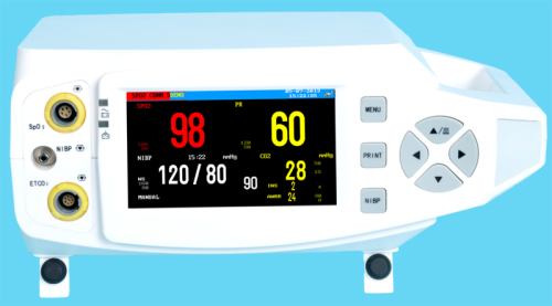 Po80A SpO2 Pulse Reate Tabletop Pulse Oximeter