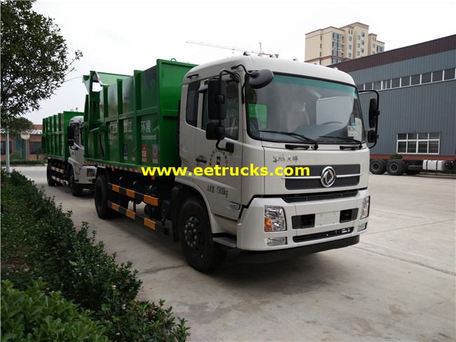 8T Docking Refuse Collector Trucks