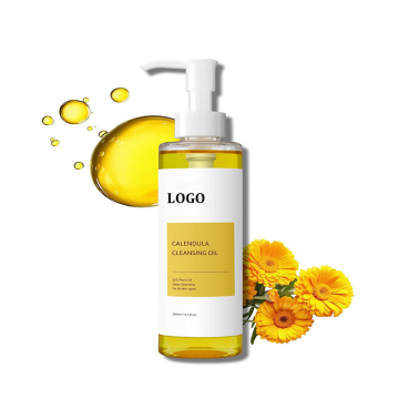 Custom Logo Face Care Calendula Reinigungsöl für das Entfernen von Mitschwarzkopf und Make -up -Reinigung
