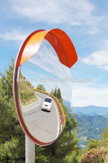 Outdoor PC Reflective Safety Sign Convex Mirror 45cm