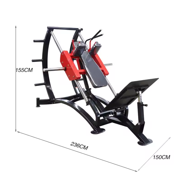 commercial fitness equipment hack squat machine