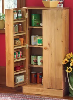 Double door pantry