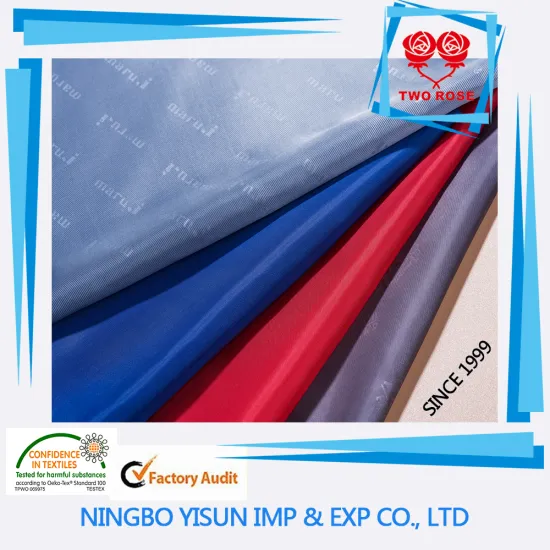 160T 170T 180T 210T 100% polyester taffeta fabric linin, for garment umbrellar tent etc.