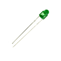 Specjalnie ukształtowane zielone włosy szmaragdowo-zielona dioda LED