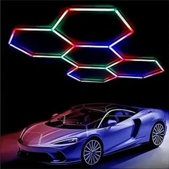 Hexagon Lights for Garage Ceiling - Hex Lights for Car Detailing