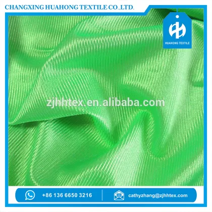Warp knitted tricot dazzle fabric for custom polyester dazzle shorts