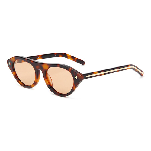 Wholesale Avant-Garde Flat-Top Cat-Eye Acetate Sunglasses