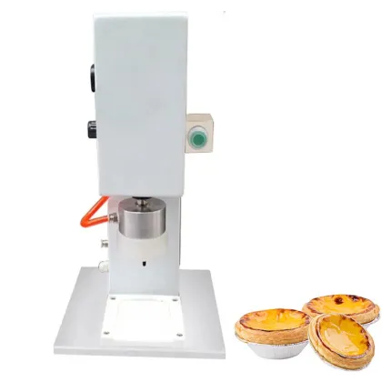 Pneumatic Choco Meat Pie Crust Shaping Maker for Portuguese Egg Tart and Pineapple Tart Making