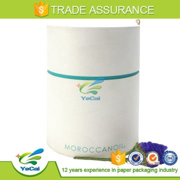 OEM & ODM eco-friendly packaging box, round black paper tube for candle