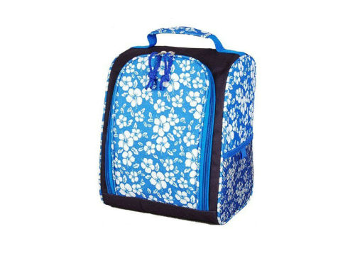 Blue Silk - Screen Printing Insulated Cooler Bags For Picnic , Wine