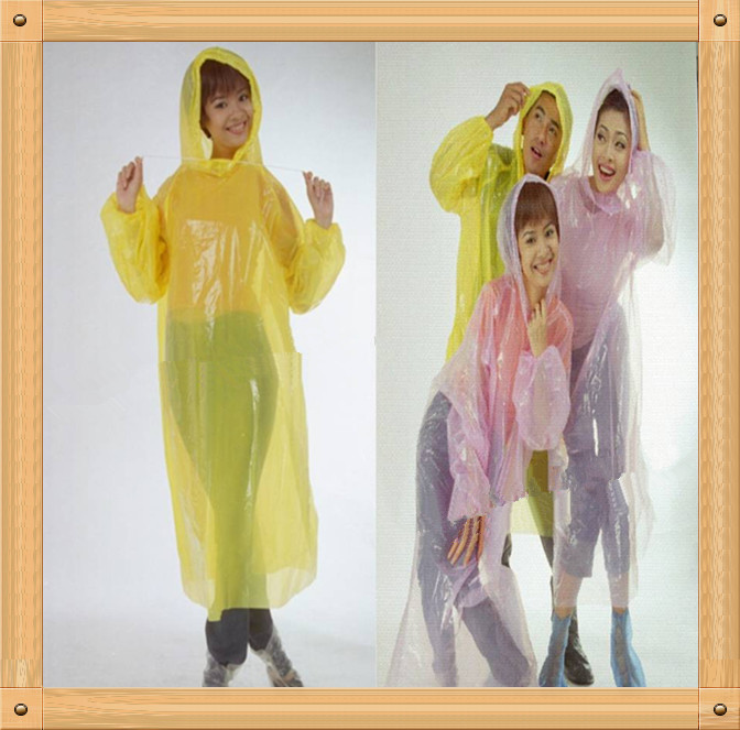 PE Bright Color RAIN SUIT