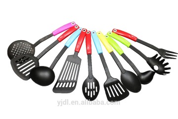 PP and TPR handle nylon kitchen utensil set