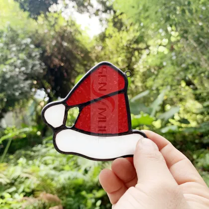 Wholesale Tiffany Style Stained Glass Christmas Decoration Pendants: Custom Handmade Crafts