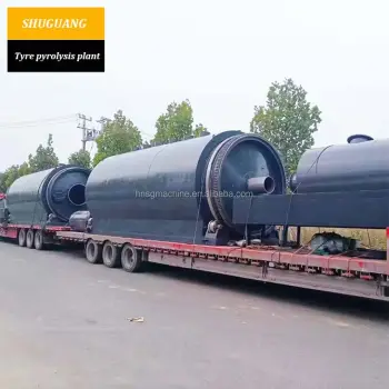 Latest Technology 50 Tons Continuous Pyrolysis Plant for Tire Recycling