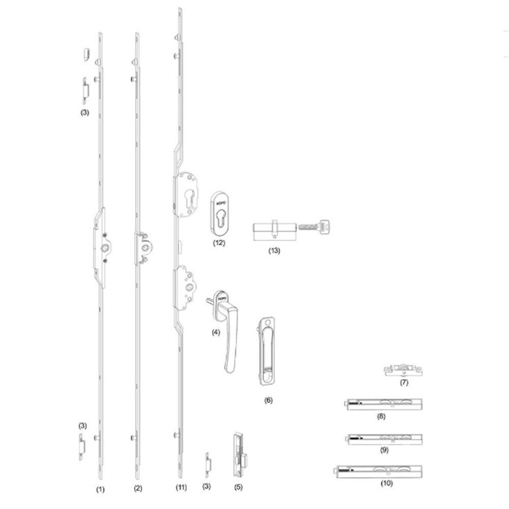 Aluminum Sliding Window and Door Fittings Aluminum Sliding Window and Door Fittings