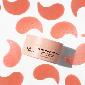 Custom Private Label Brightening Eye Masks with Caffeine, Hyaluronic Acid, and Niacinamide