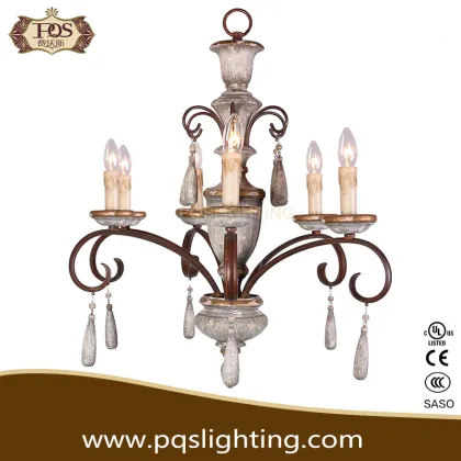 Classic Wooden Chandelier Ceiling Light For Decoration