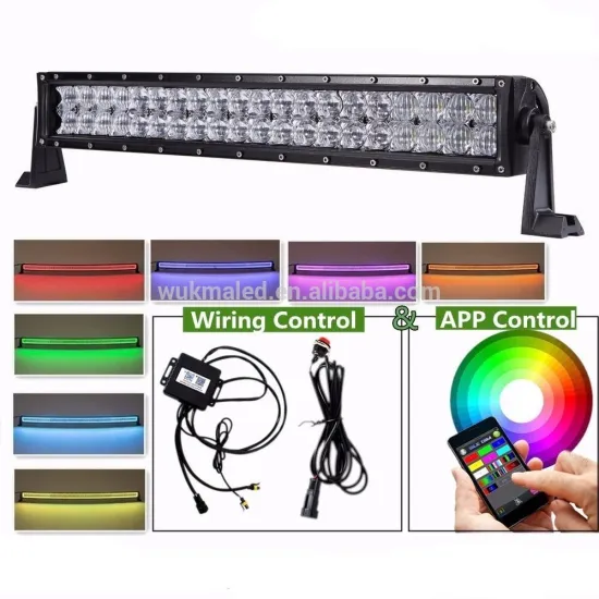 RGB Led work Light Bar Cellphone APP Bluetooth Control - 5D Led bar Lights / Timing / Music Mode For Off Road Truck Car Vehicle