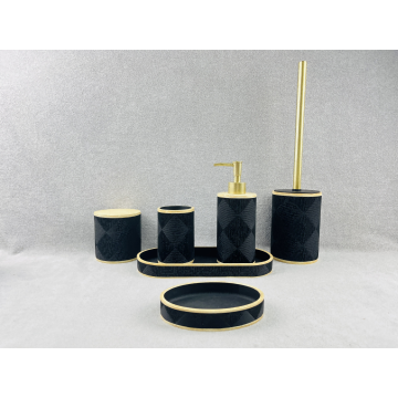 Special Design black Bathroom Accessory Sets