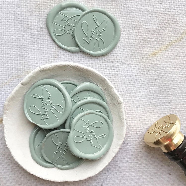 self-adhesive wax seal stickers